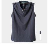 Pure Cotton V-Neck Tank - Urbanarrivals