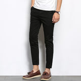 Elastic Ankle-Length Pants - Urbanarrivals