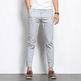 Elastic Ankle-Length Pants - Urbanarrivals