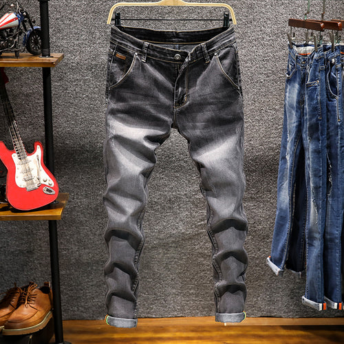 Stretch Casual Straight Jeans - Urbanarrivals